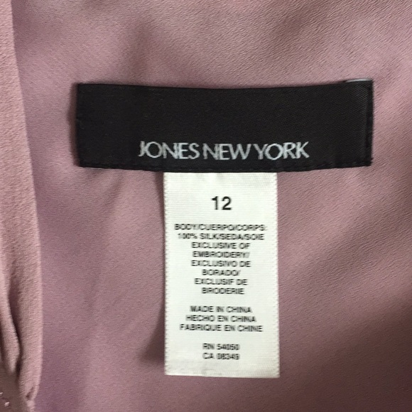 Purple embroidered tank top blouse - Picture 3 of 5